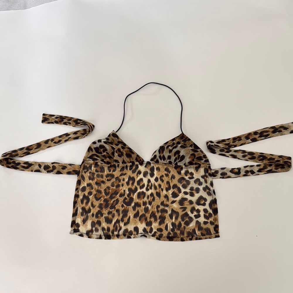 Enduring Kairos Leopard Print Women's Top